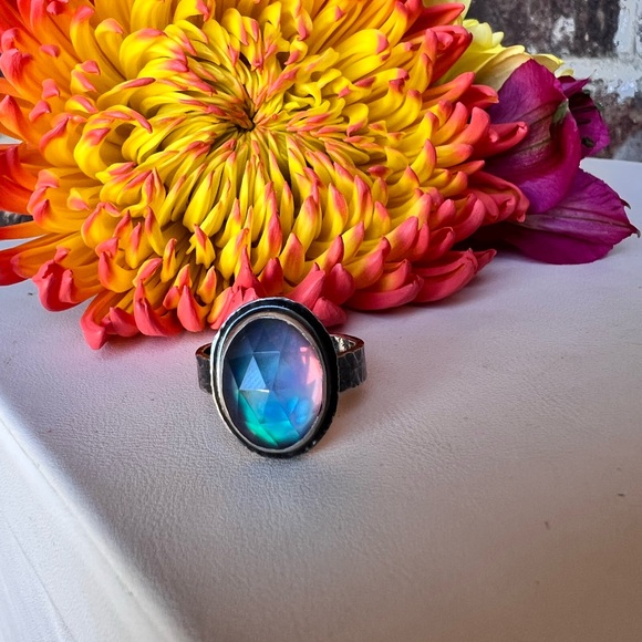 Aurora opal ring - Picture 10 of 10